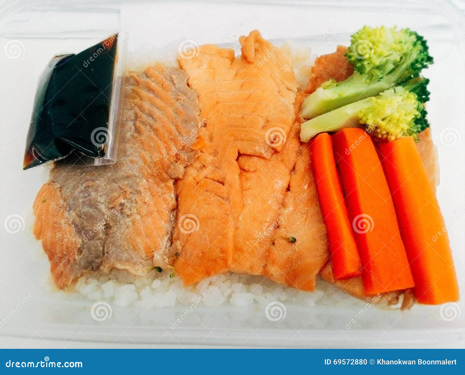 Salmon japan rice stock photo. Image of rice, japan, vegetable 69572880