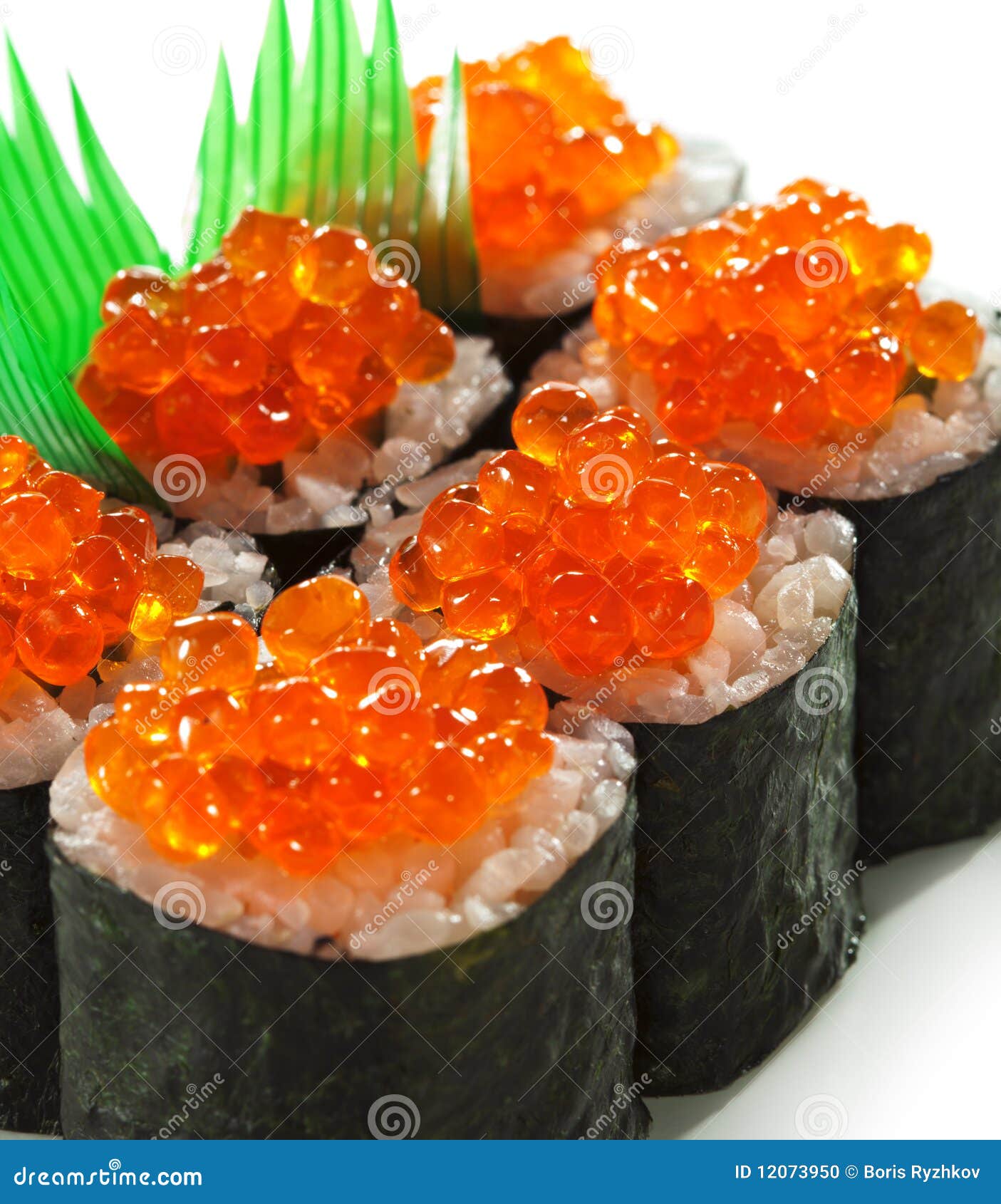 Salmon Roe Roll stock photo. Image of culture, rice, ikura 12073950