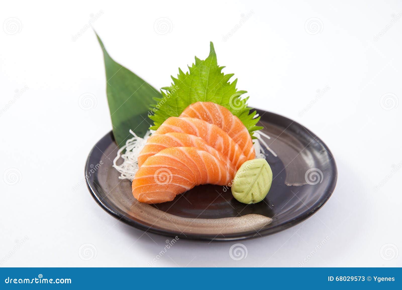 Salmon Sashimi stock image. Image of mekajiki, cuisine 68029573