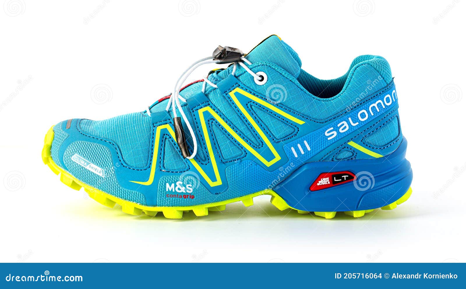 Salomon Sports Shoes on White Background Editorial Stock Image Image of health, mountain: 205716064