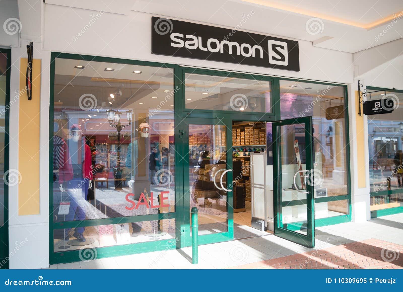 Salomon Store in Parndorf, Austria. Image - Image of business,
