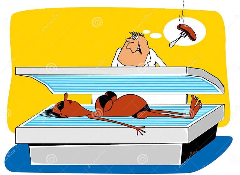 Salon barbecue stock vector. Illustration of beauty, woman 13853712