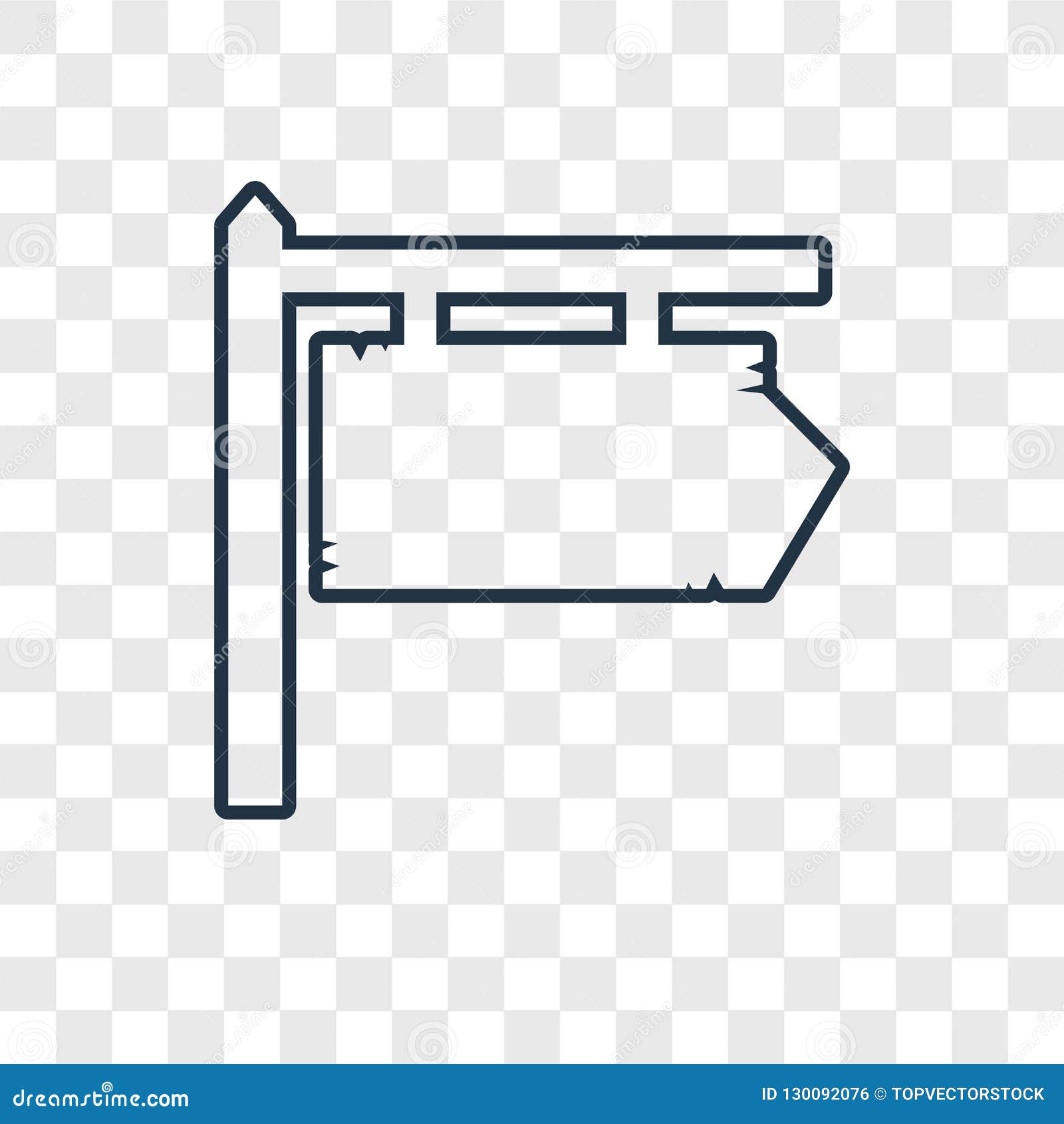 Salon Concept Vector Linear Icon Isolated On Transparent