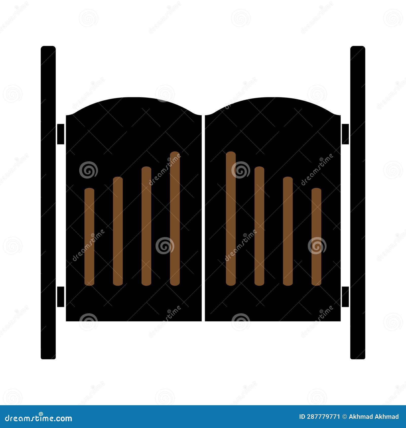 Salon door icon stock illustration. Illustration of open 287779771