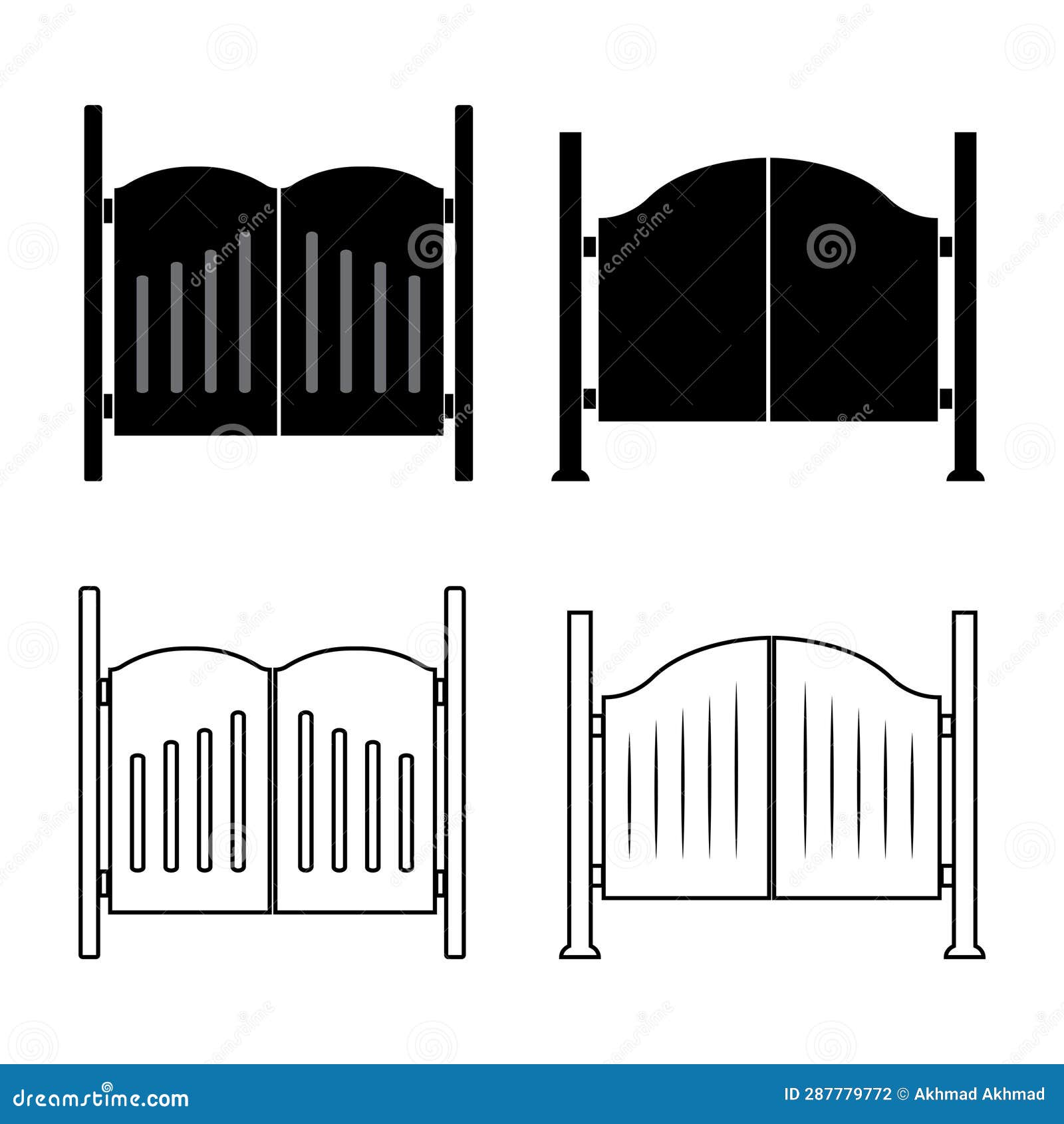 Salon door icon stock illustration. Illustration of prevention 287779772