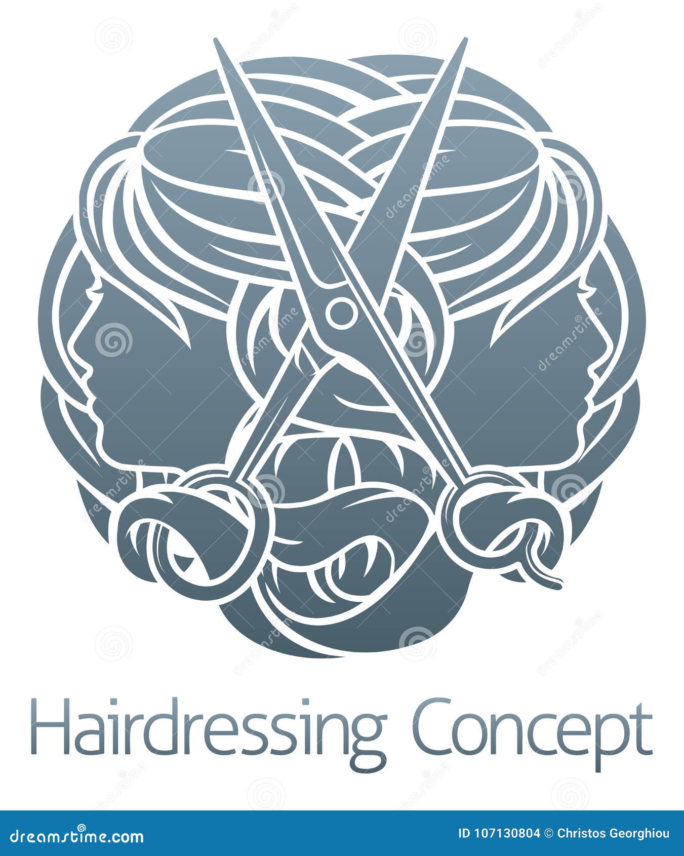 salon stylist hairdresser concept