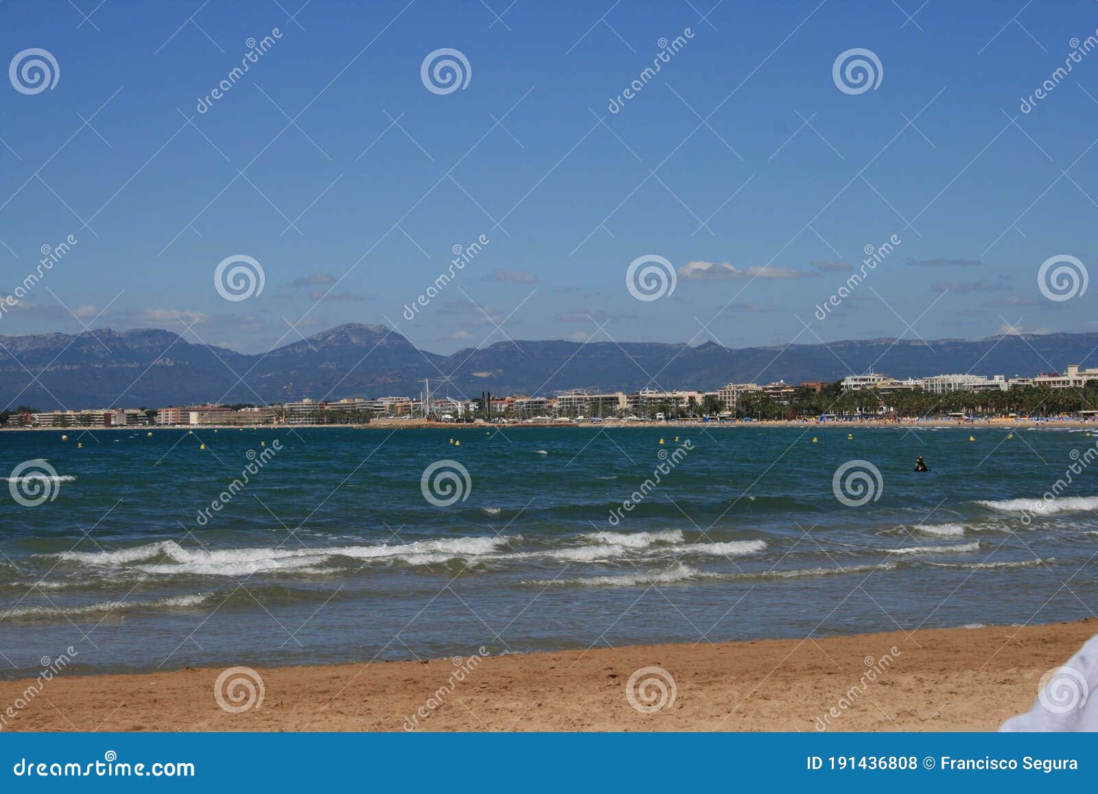 Salou Tarragona Beach in Spring Stock Photo Image of coastline