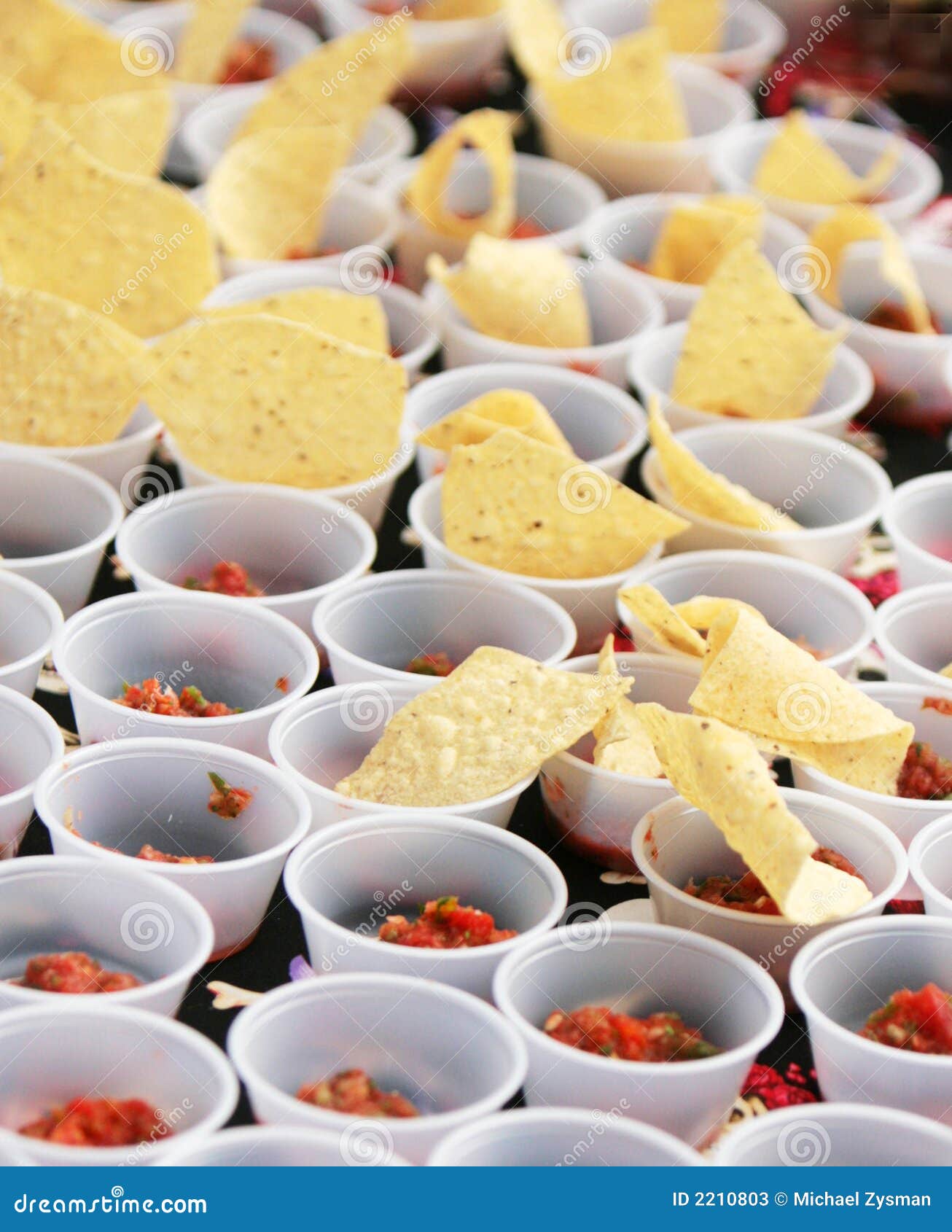 Salsa and Chips stock image. Image of mouth, spanish, snack 2210803