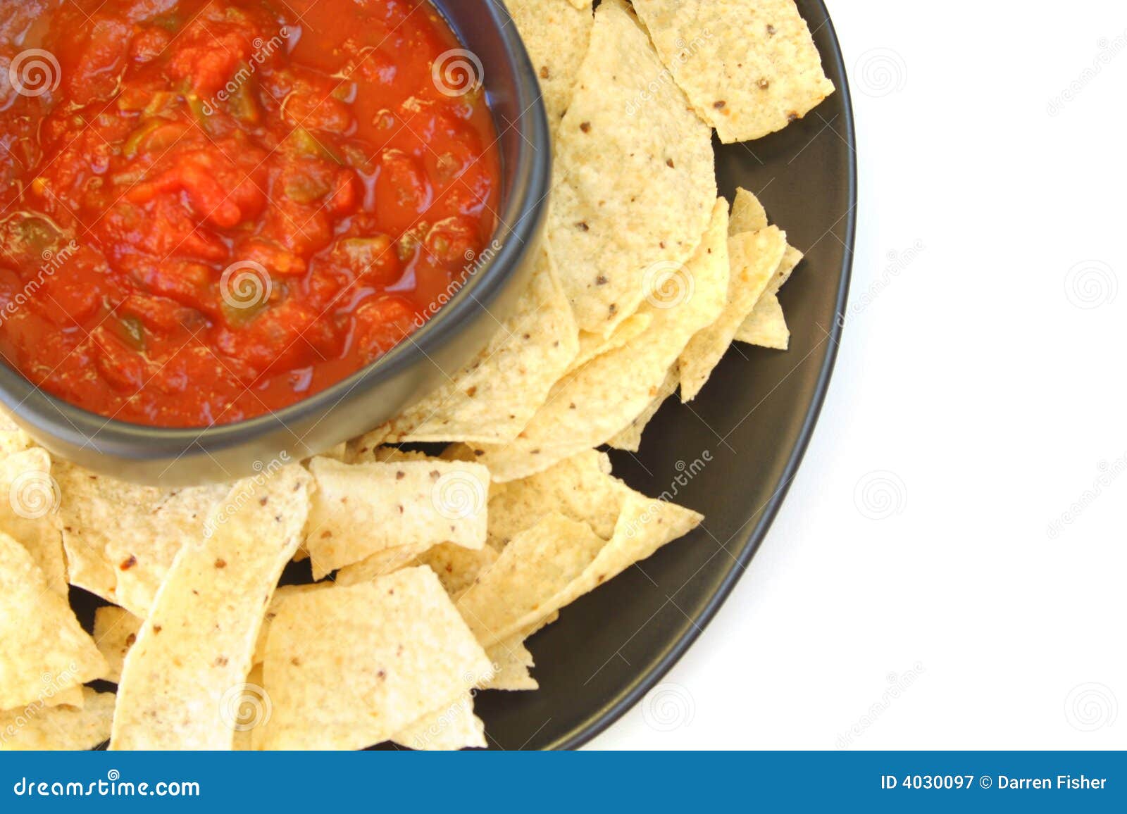 Salsa and Chips stock image. Image of spices, tailgate 4030097