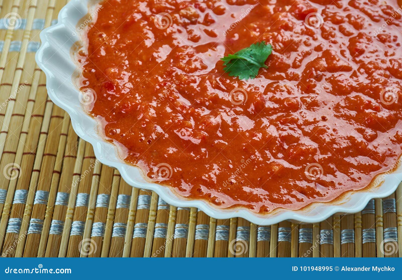 Salsa de Romesco imagen de archivo. Imagen de aceituna 101948995