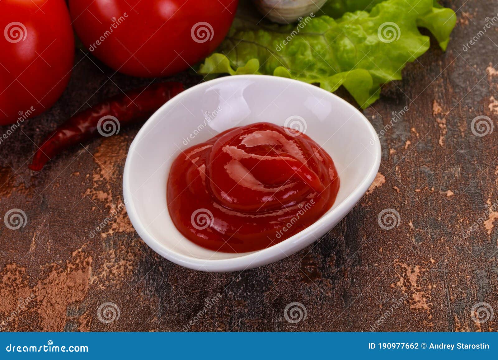 Salsa de tomate ketchup foto de archivo. Imagen de salsa 190977662