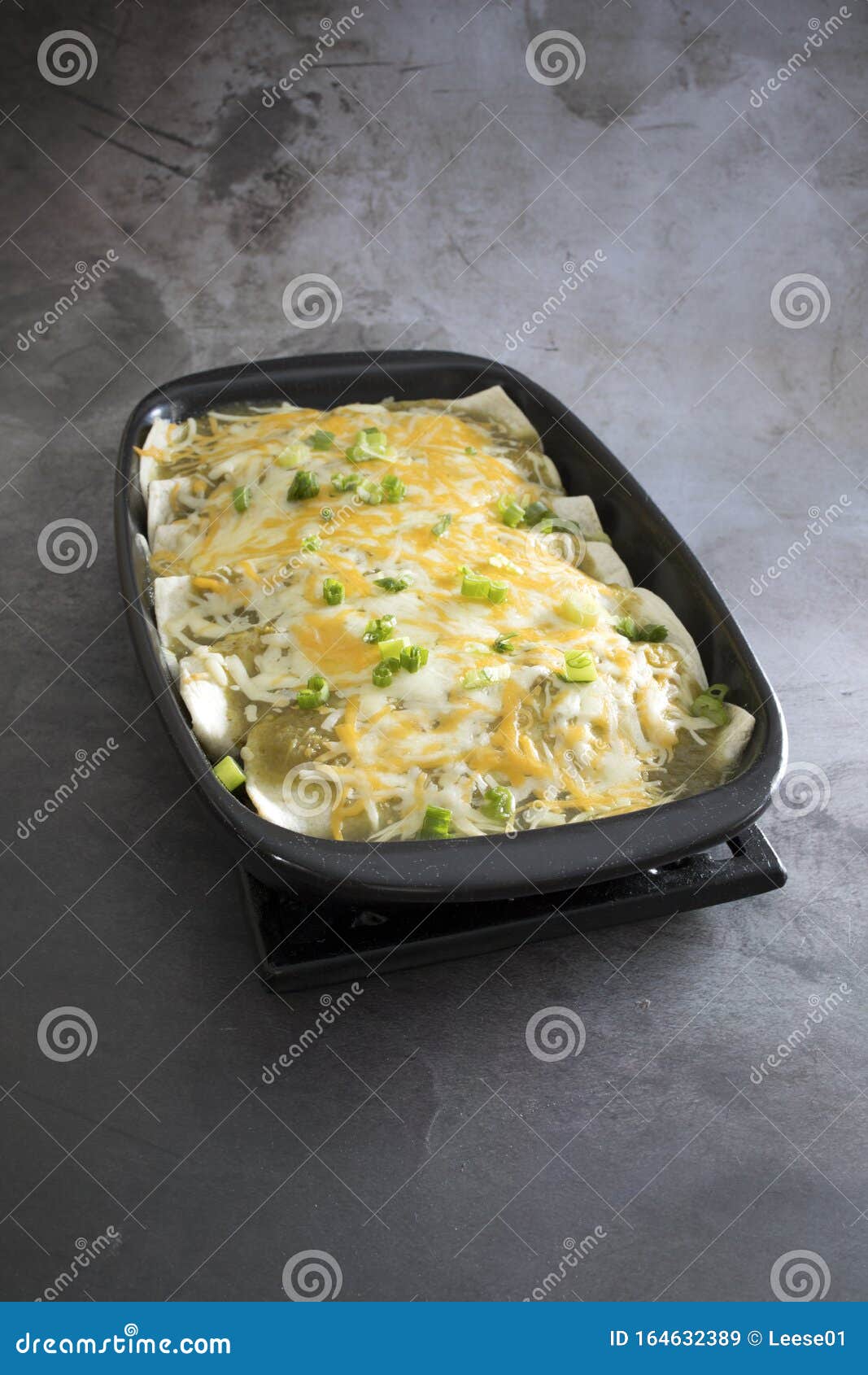 Salsa Verde Black Bean Enchiladas Stock Image Image of spicy, mexican
