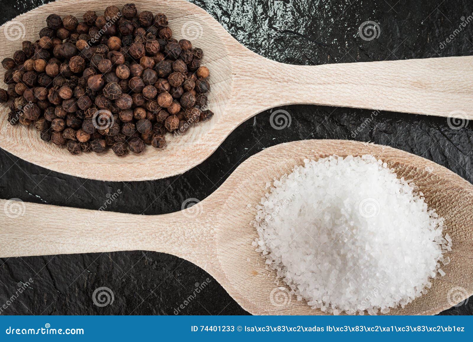 Salt and Black Pepper Corns Stock Image Image of fermented, cuisine
