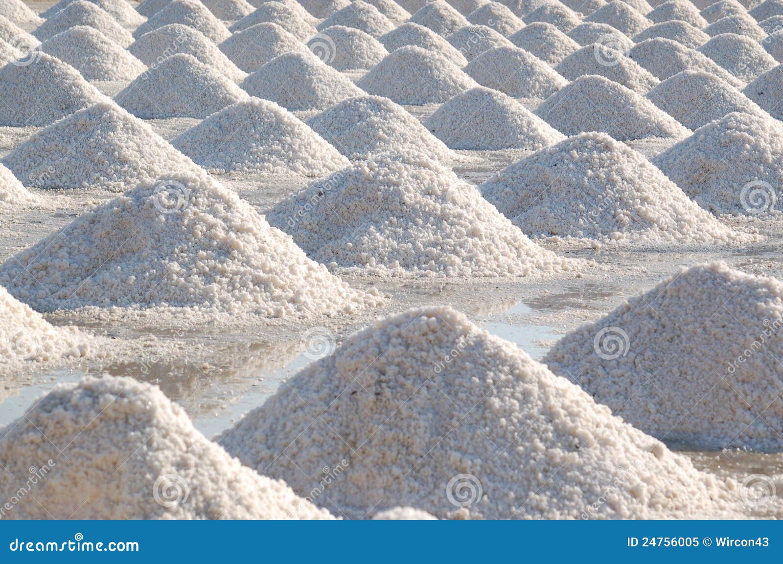 Salt evaporation pond stock image. Image of rock, hill 24756005