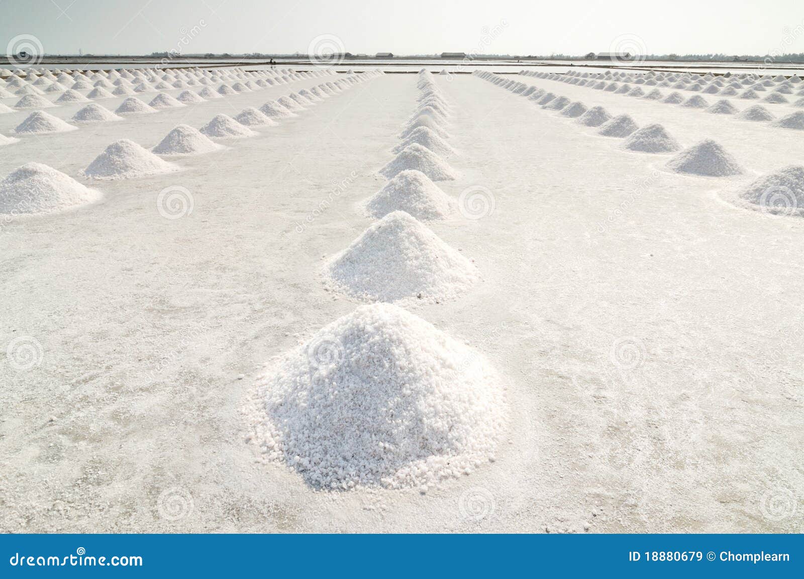 Salt field stock image. Image of outdoors, flat, rock 18880679