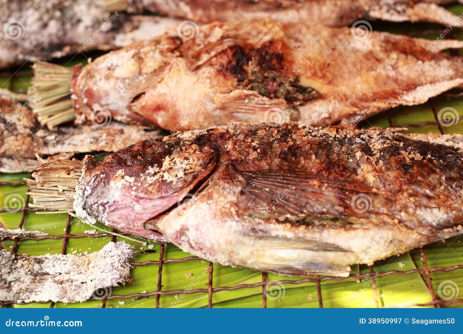 Salt fish in the market stock image. Image of diet, cooked 38950997