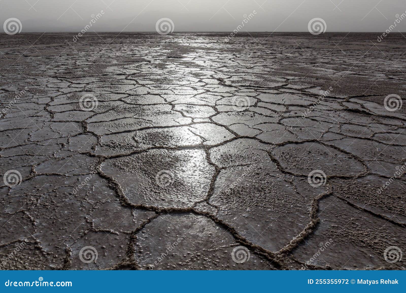 Salt Flats of Danakil Depression, Ethiopi Stock Photo Image of salt