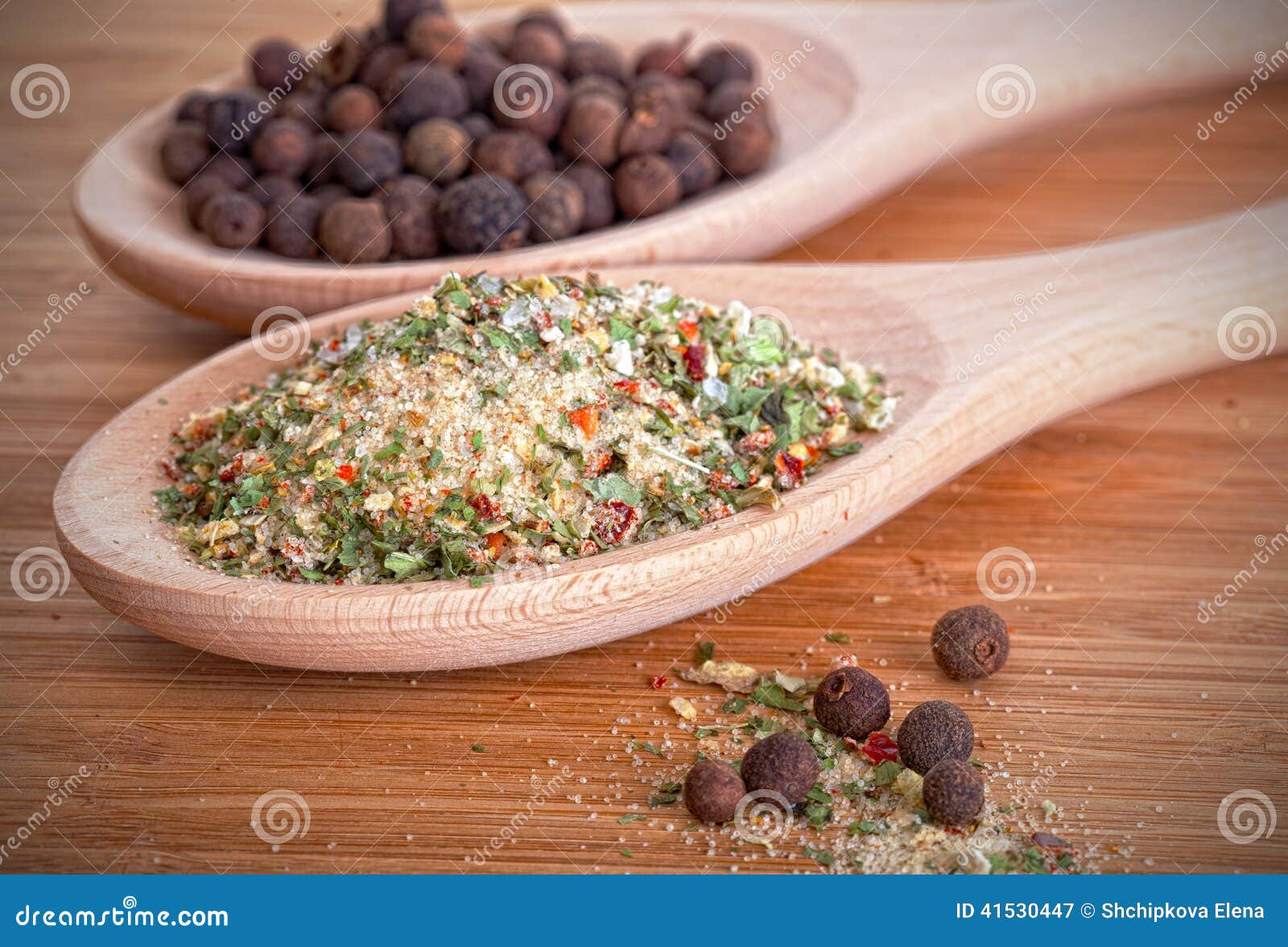 Salt with Herbs and Allspice Stock Image Image of cooking, flavor