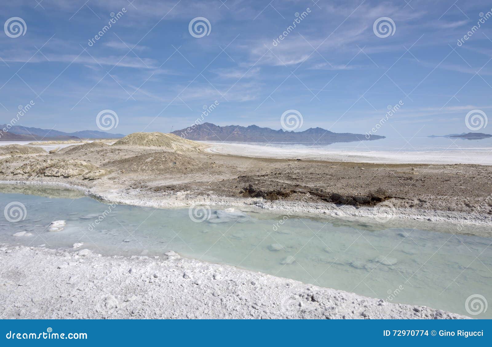 Salt Lake Flats Nevada State. Stock Photo Image of mounds, lake 72970774