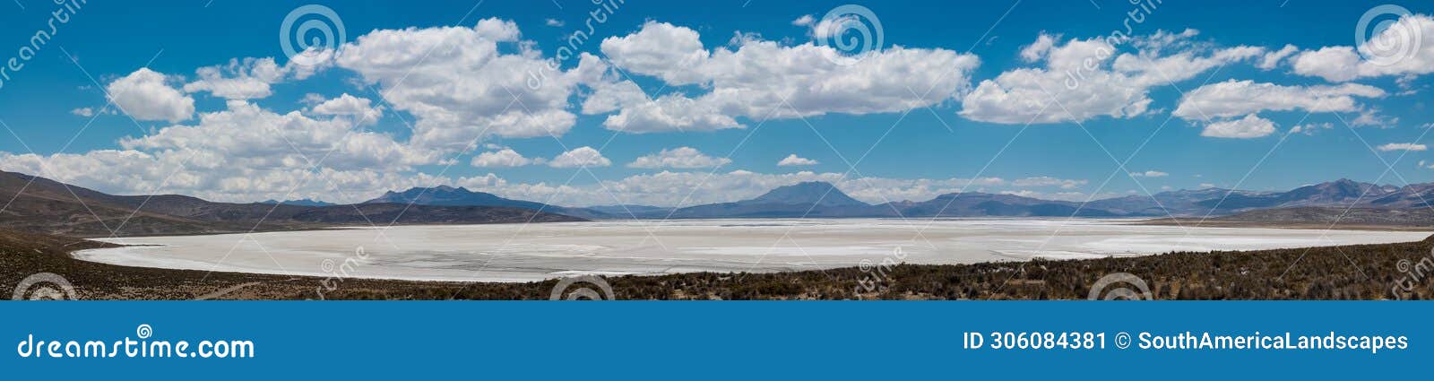 salar on south america altiplano, reserva natural de salinas y aguada blanca