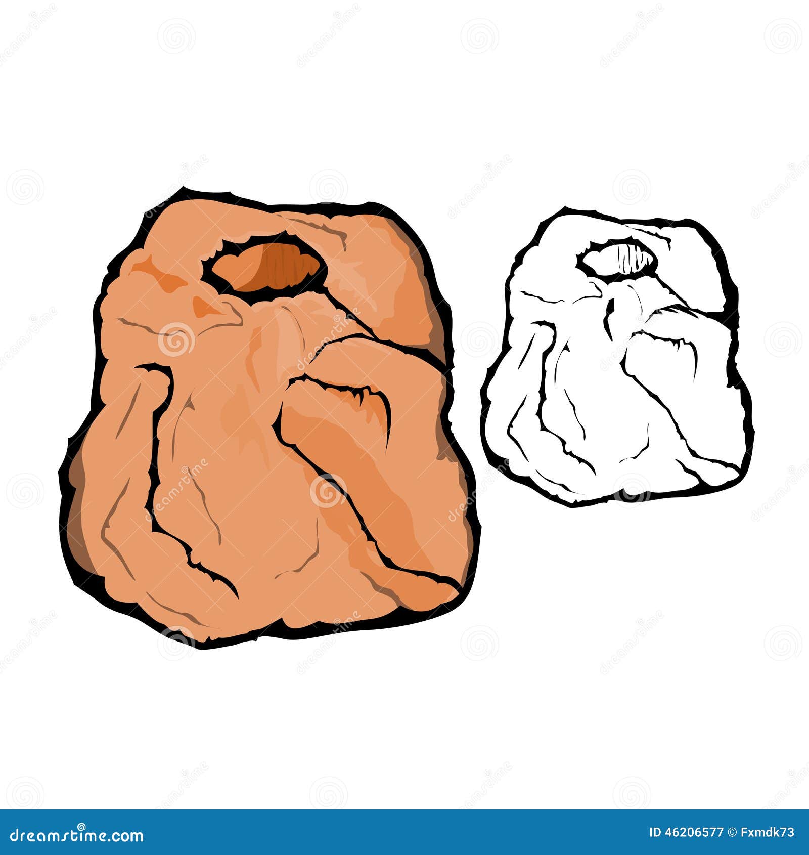 Salt Lamp stock vector. Illustration of indoor, light 46206577