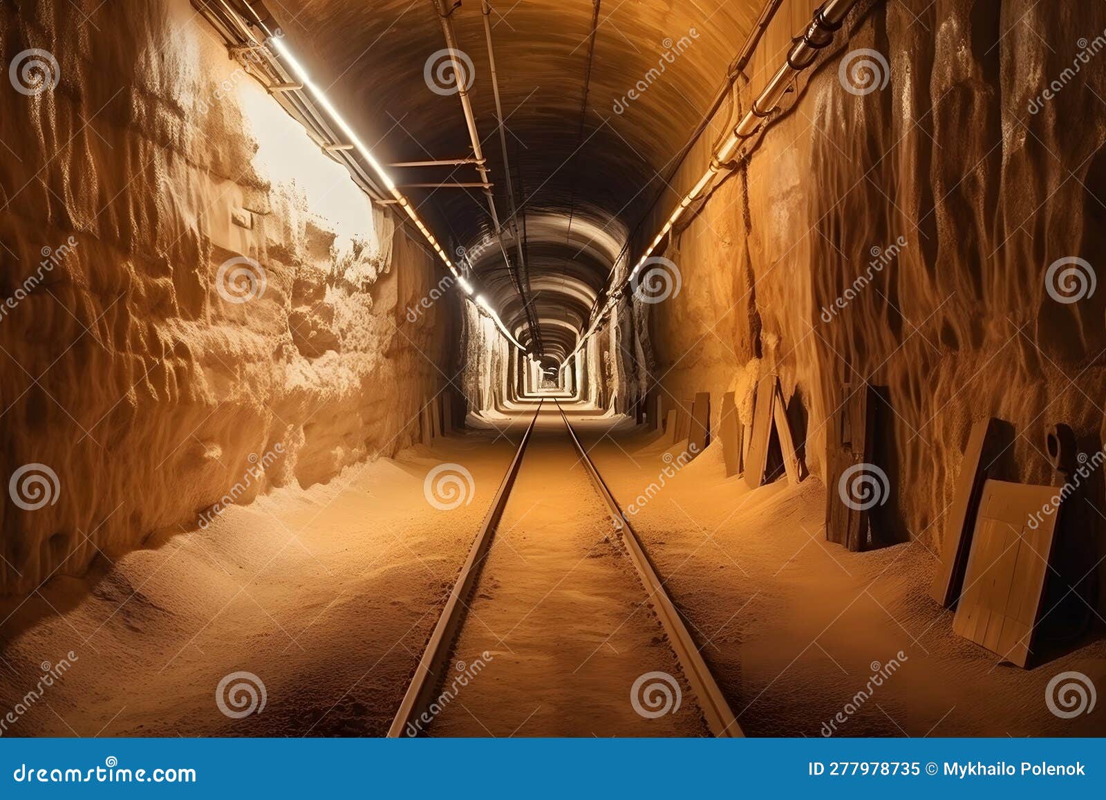 salt mines underground. neural network ai generated