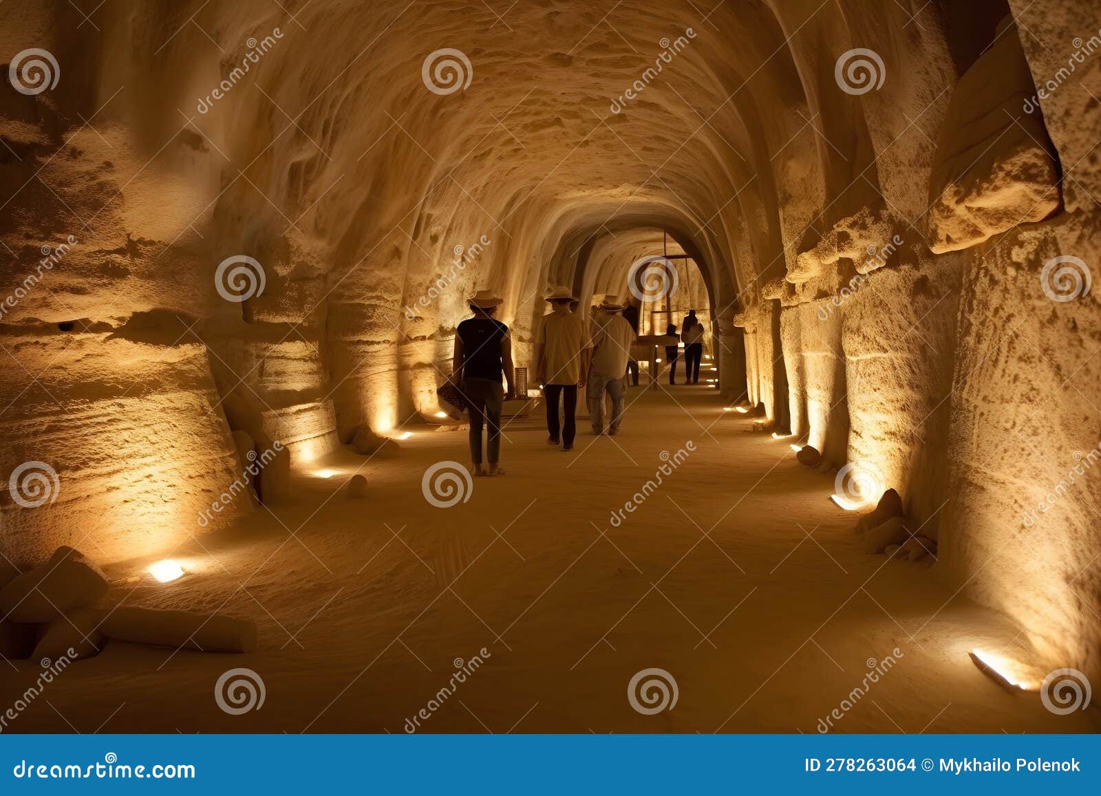 salt mines underground. neural network ai generated