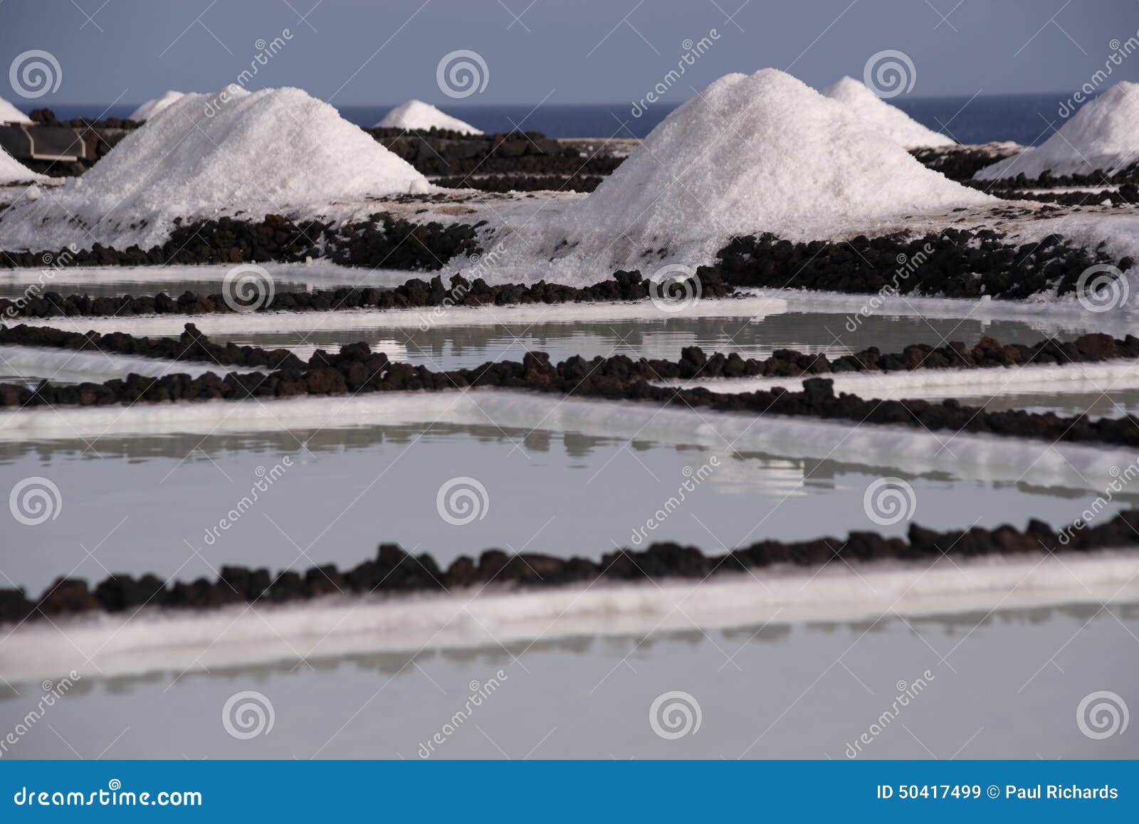 the salt pans in fuencaliente, la palma, canary islands