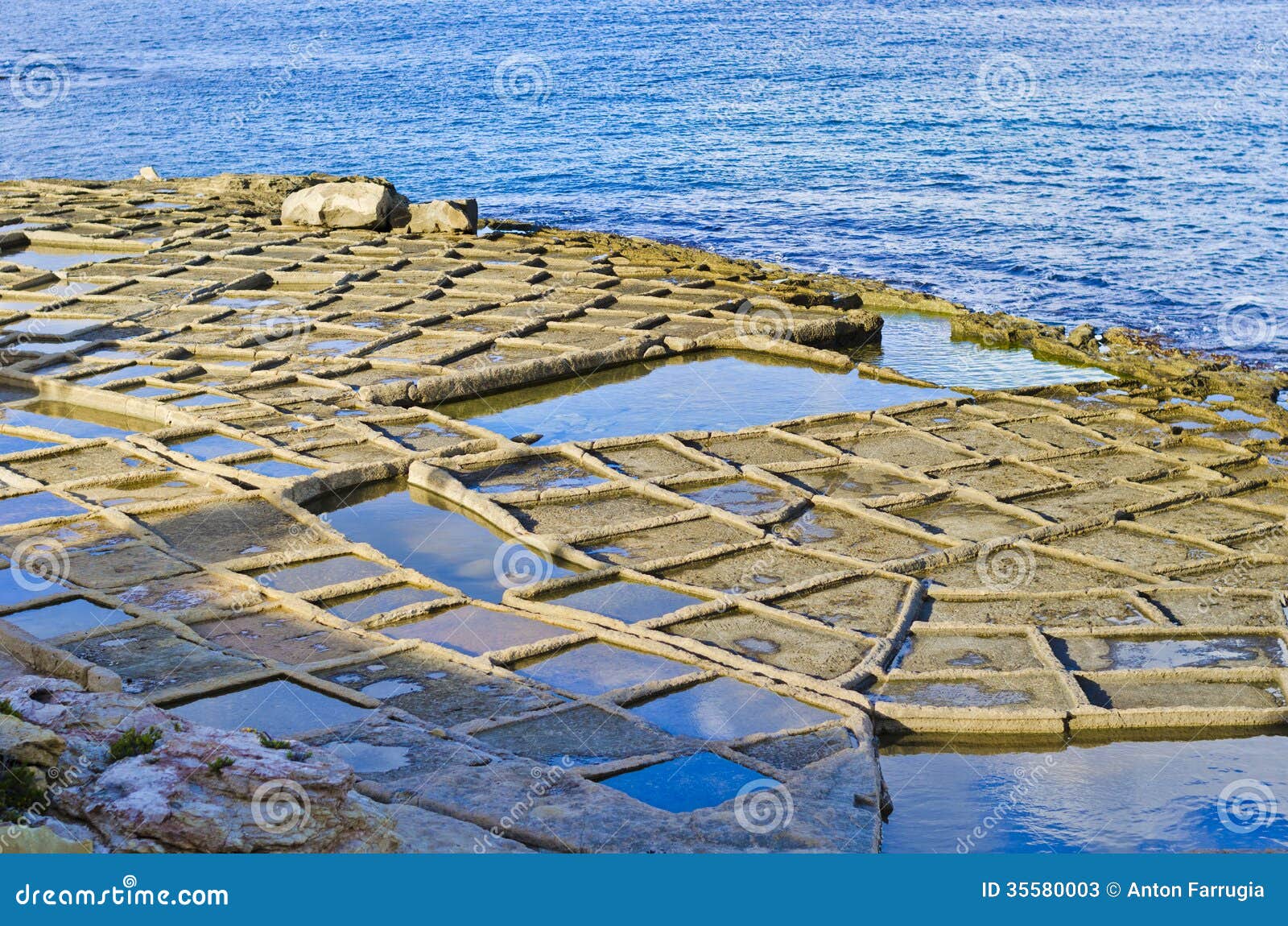 Salt Pans, Malta Stock Photos - Image: 35580003