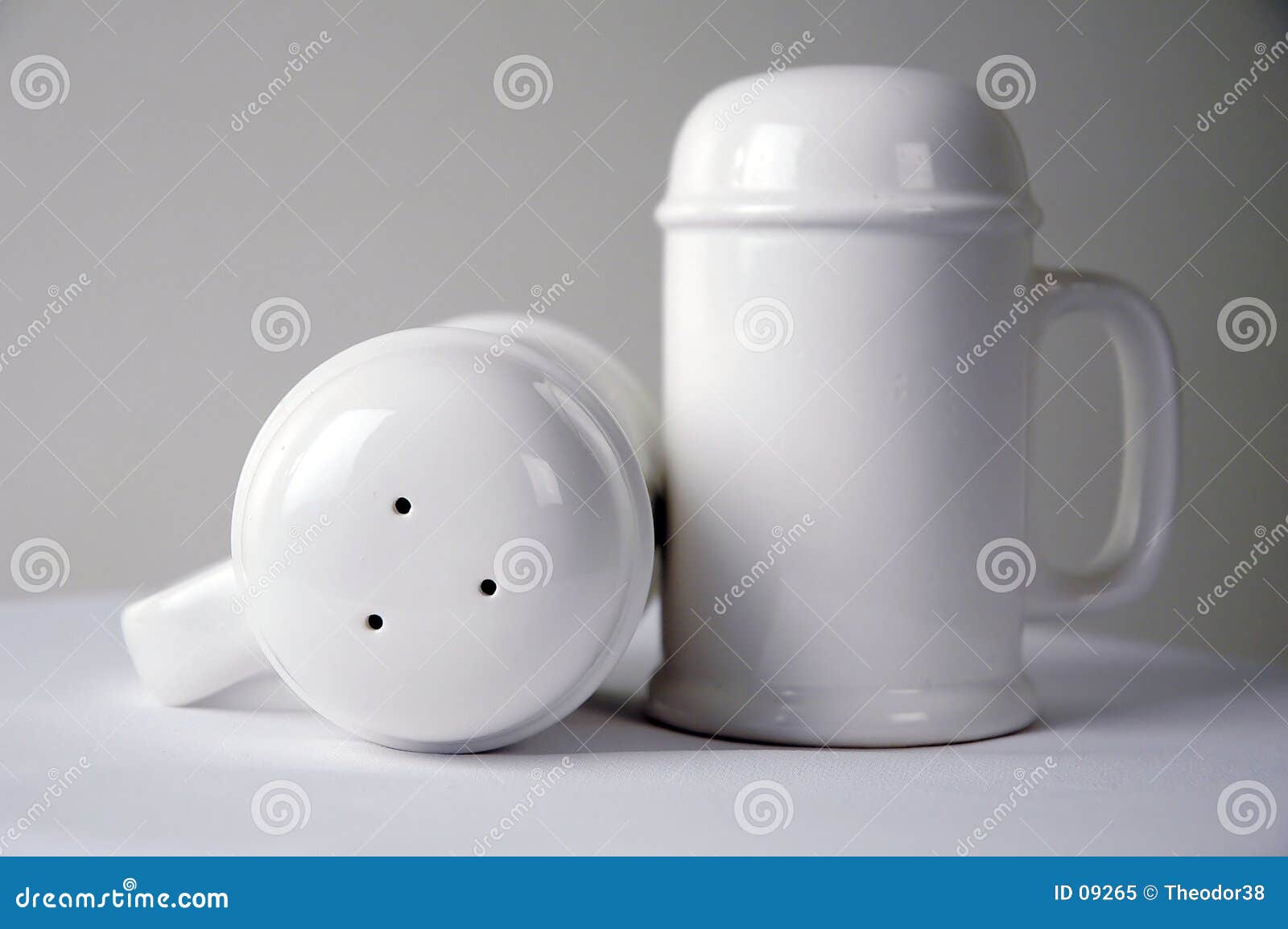 Salt and pepper2 stock image. Image of pepper, white, close 9265