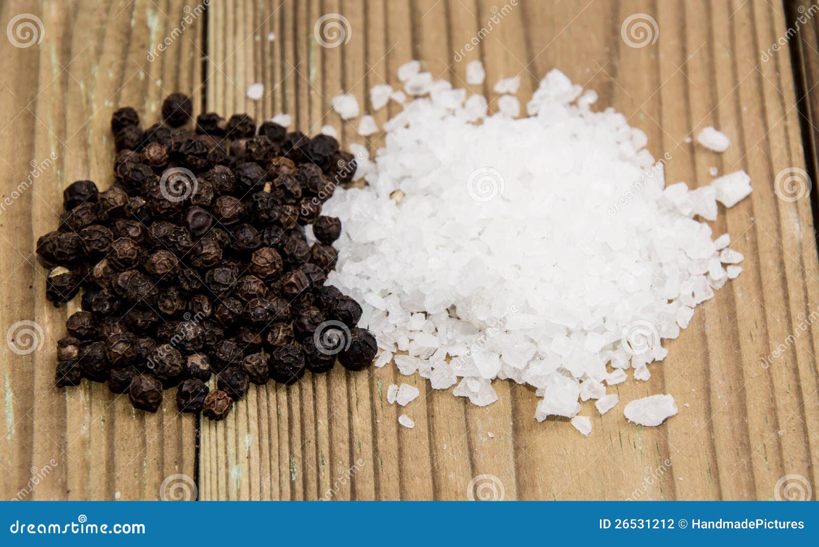 Salt and Pepper stock photo. Image of organic, spice 26531212