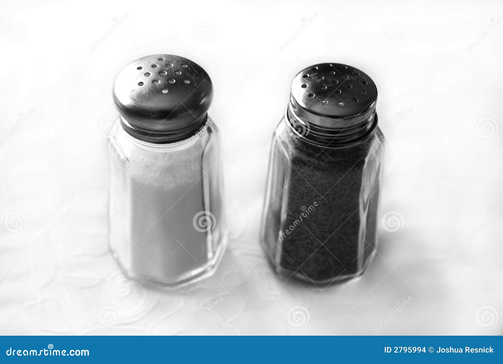 Salt and Pepper stock photo. Image of contrast, condiment 2795994