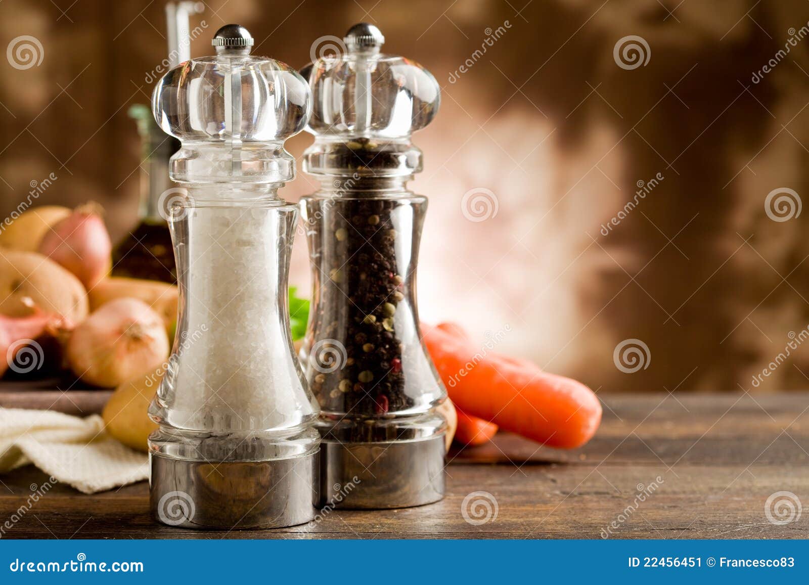 Salt and Pepper Mill stock image. Image of beans, mill 22456451