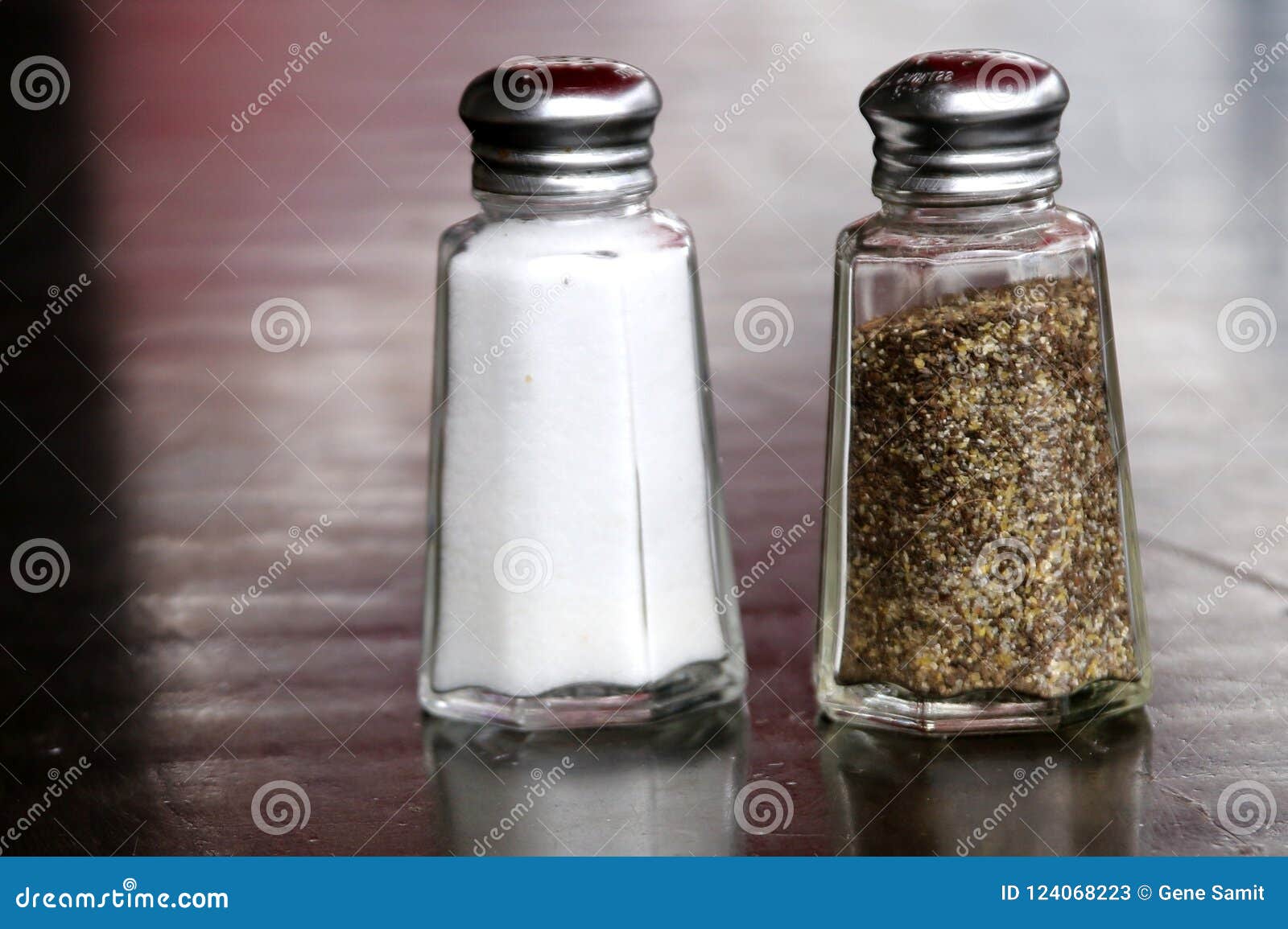Salt And Pepper Shakers Go Together. Stock Image Image