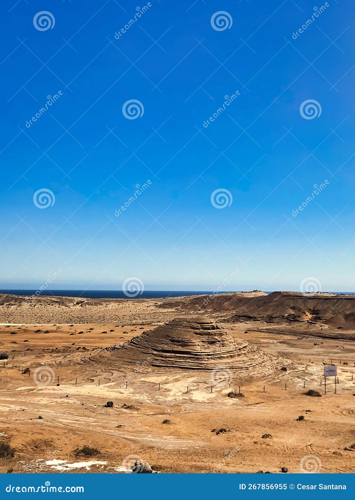 salt pyramids. natural formation of sand and salt located in the quebrada de la higuera