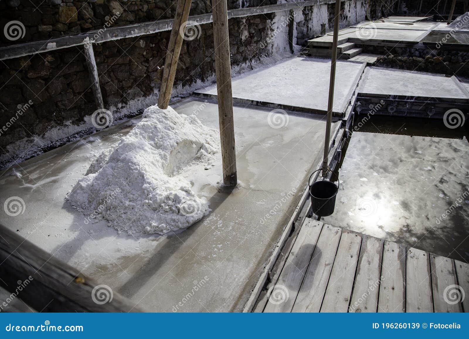 salt in saline production aÃ¯Â¿Â½ana, navarre, spain