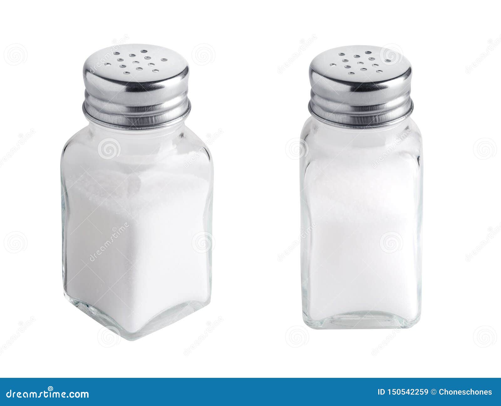 Salt Shaker Set Isolated on White Stock Image Image of isolated, cellar 150542259