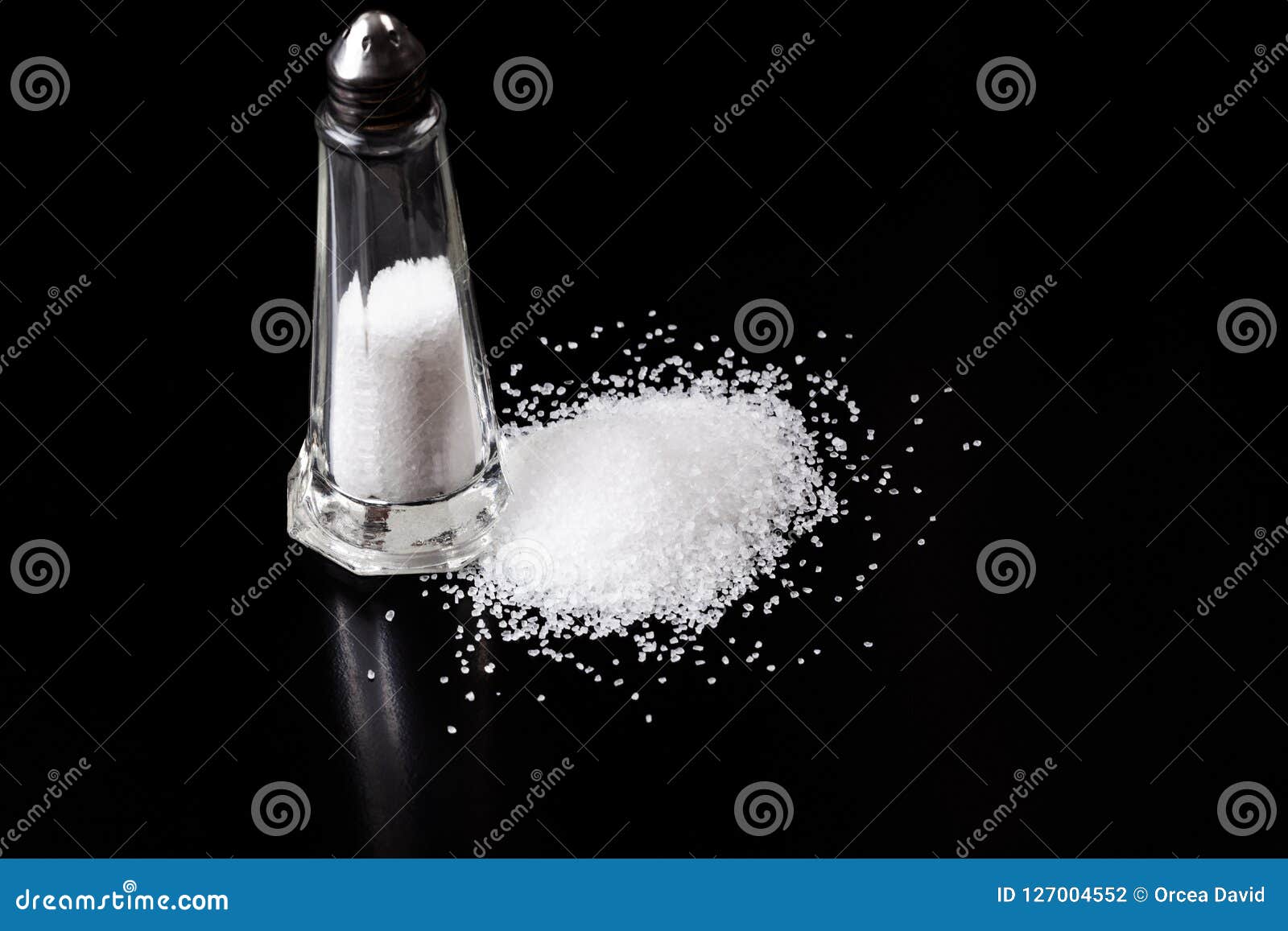 Salt Shaker with Salt stock photo. Image of natural 127004552