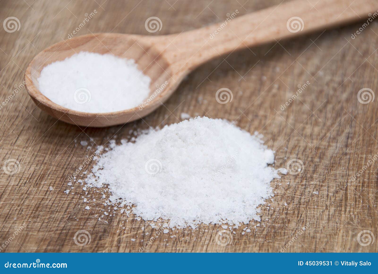 Salt and spoon stock image. Image of spice, crystallizes - 45039531