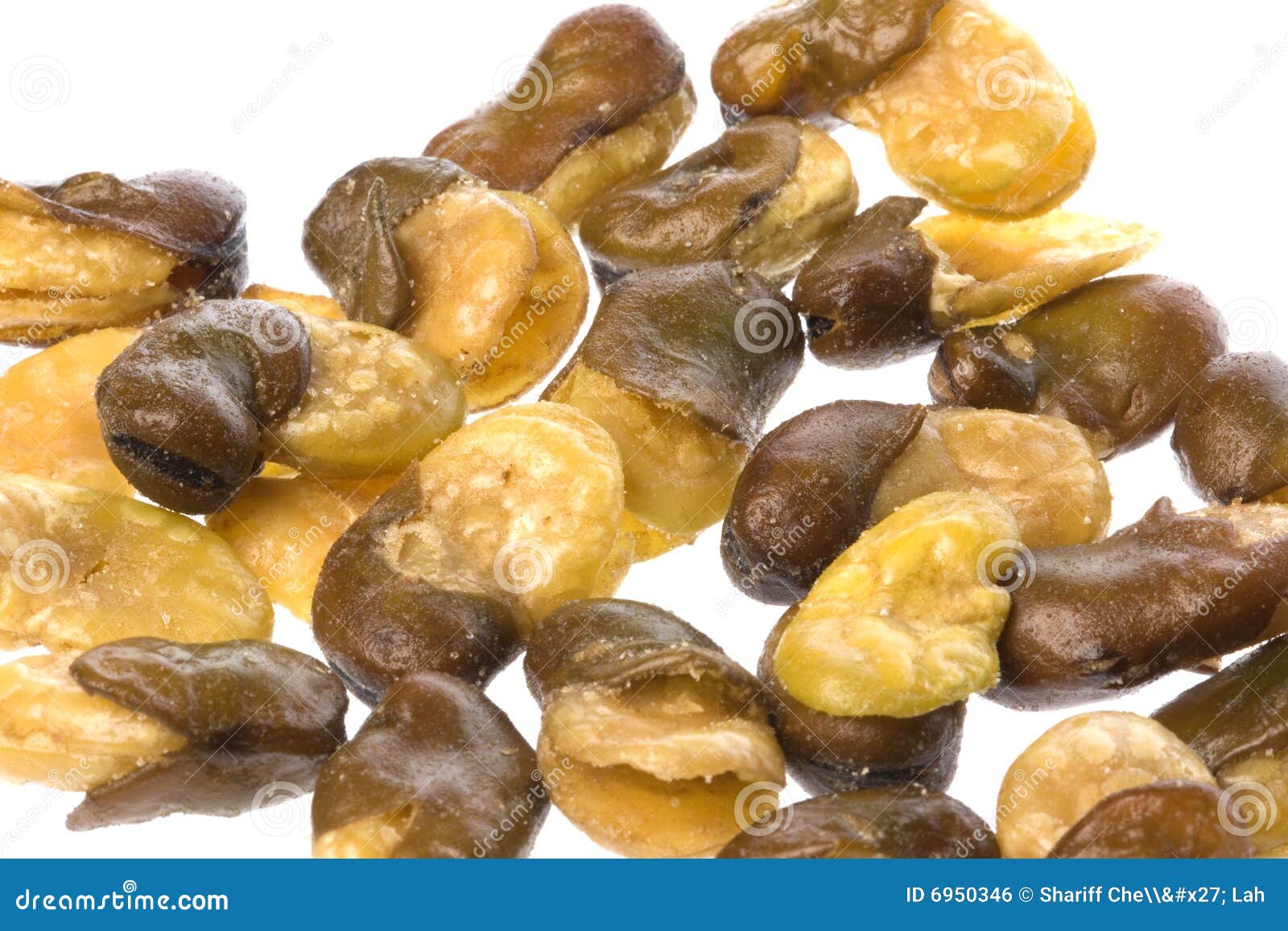 Salted Broad Beans stock photo. Image of yellow, nutrition - 6950346