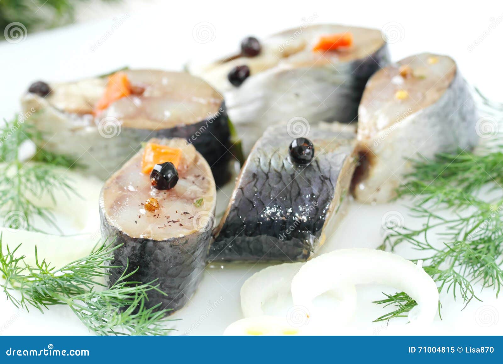 Salted Herring in Oil and Marinade Stock Image Image of fish, cooking