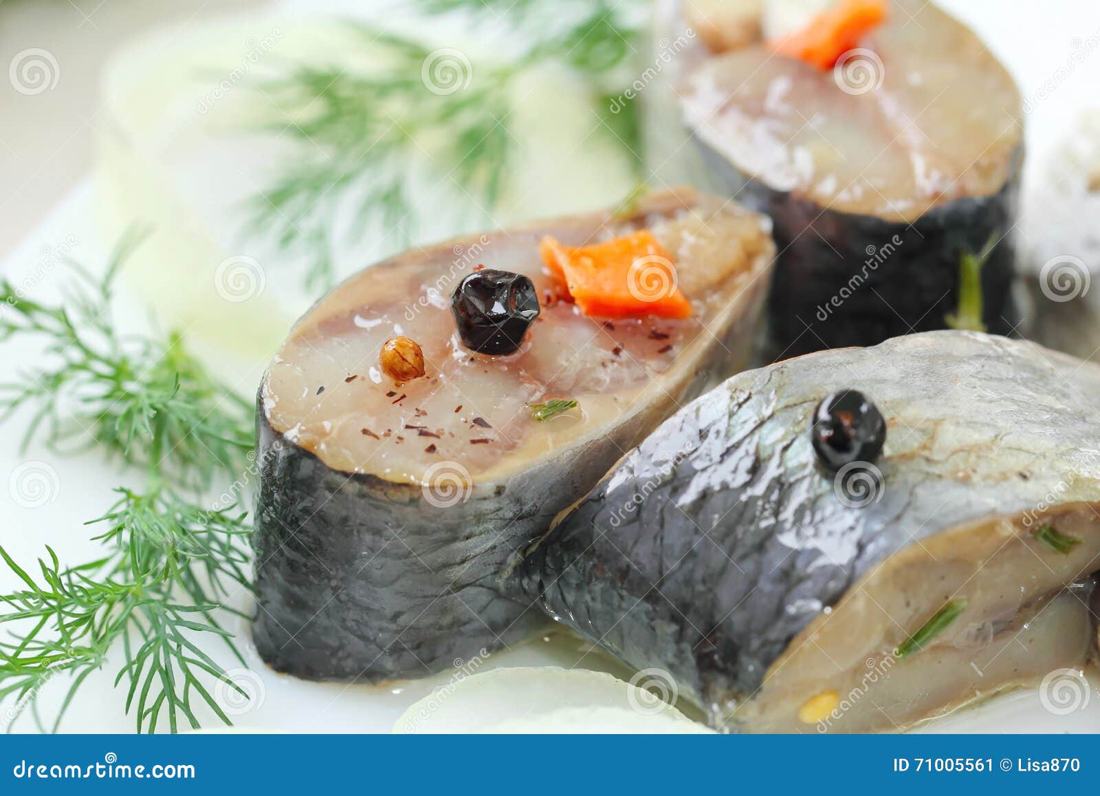 Salted Herring in Oil and Marinade Stock Image Image of fresh