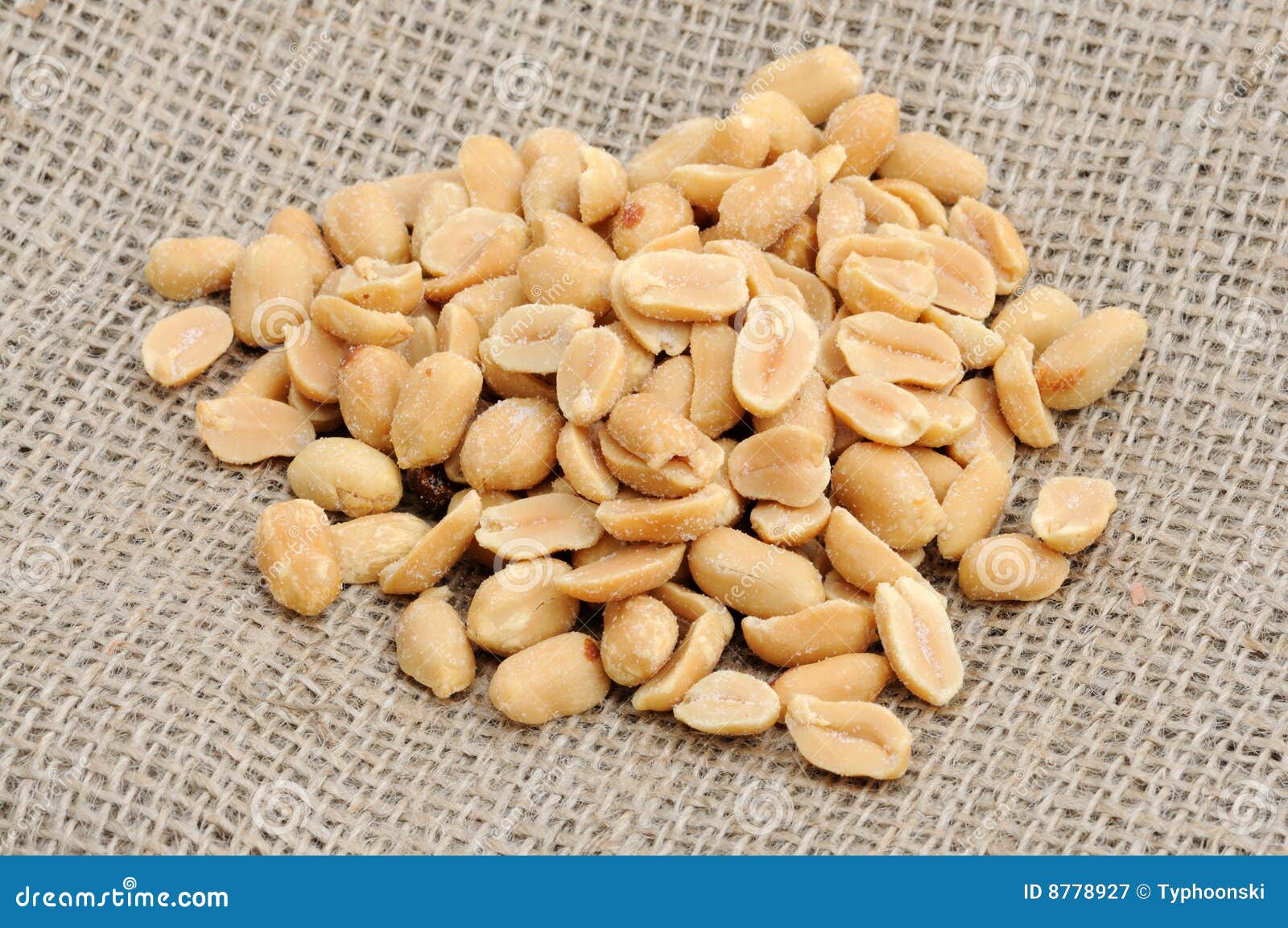 Salted peanuts stock image. Image of health, closeup, horizontal 8778927