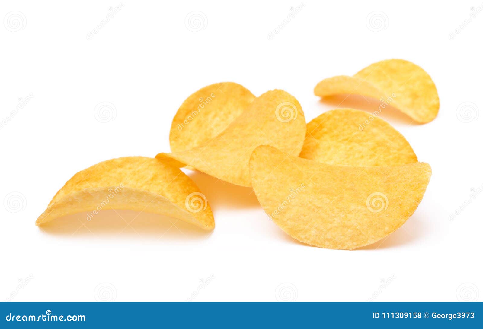 Salted potato chips stock photo. Image of lunch, fattening 111309158