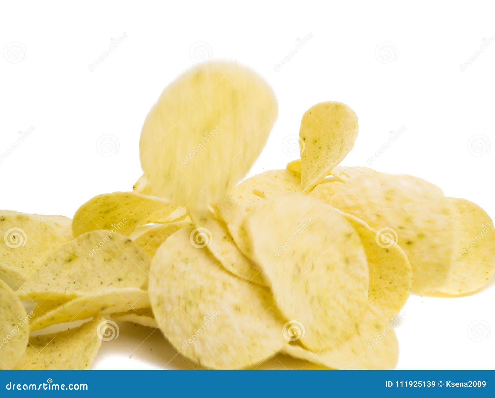 Salted potato chips stock image. Image of crispy, party 111925139