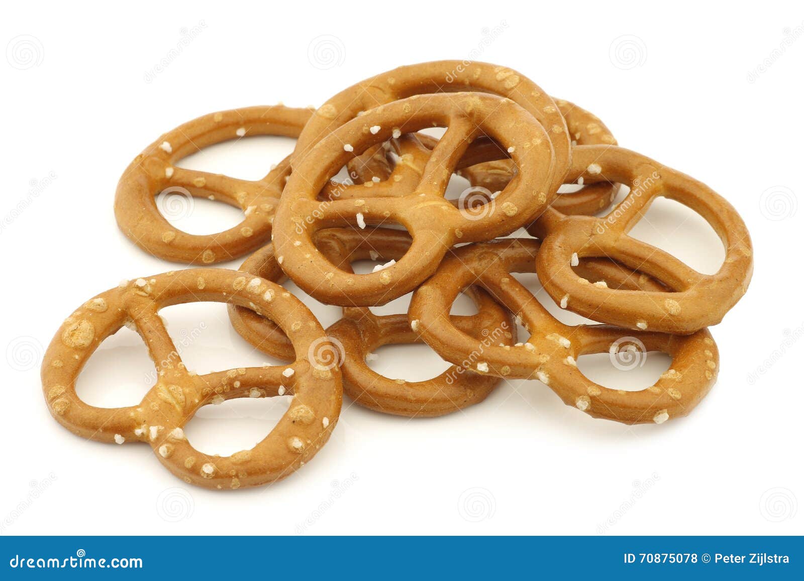 Salted pretzels stock photo. Image of salted, salty, brown 70875078