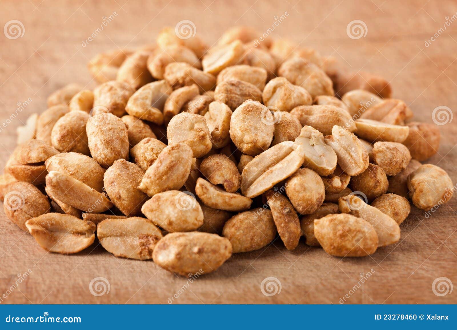 Salted and roasted peanuts stock photo. Image of healthy 23278460