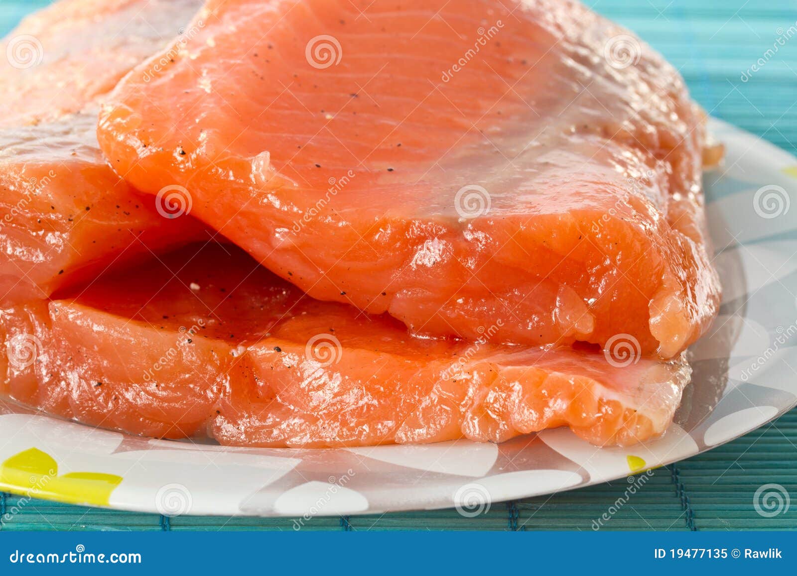 Salted salmon stock image. Image of fresh, food, eating - 19477135