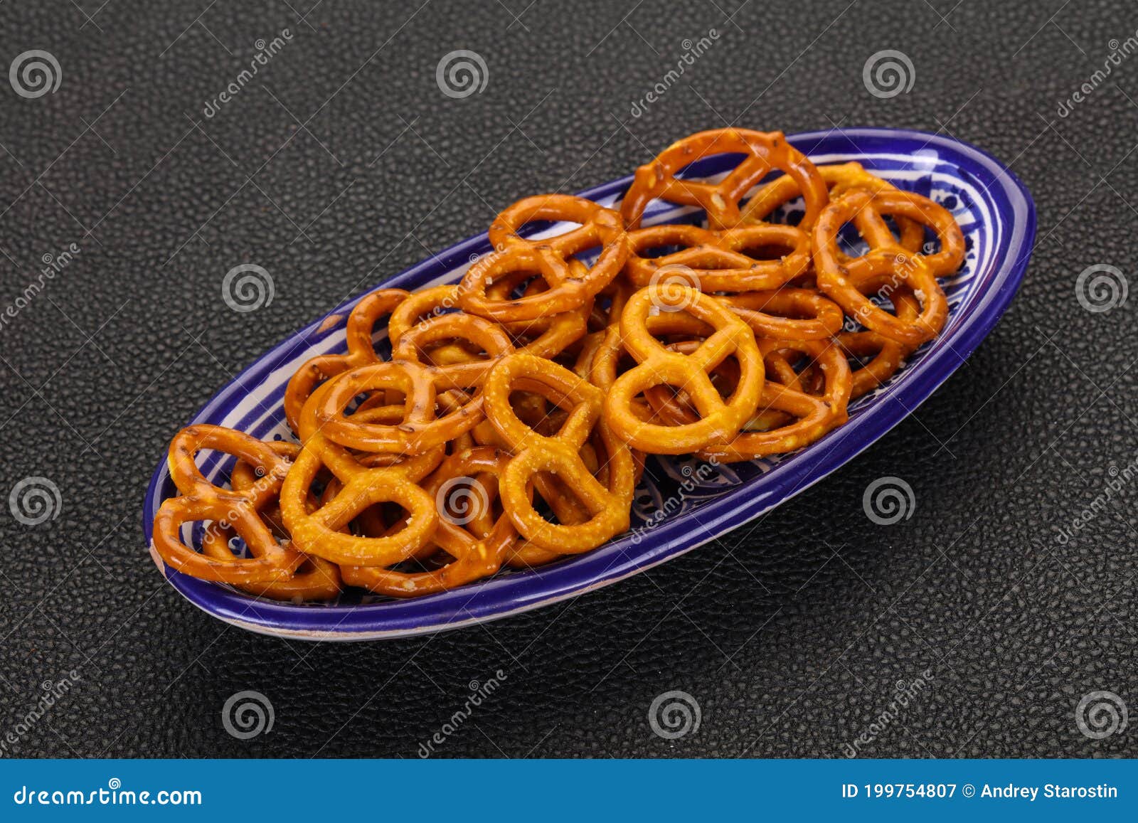 Salted tasty pretzel stock image. Image of group, isolated 199754807