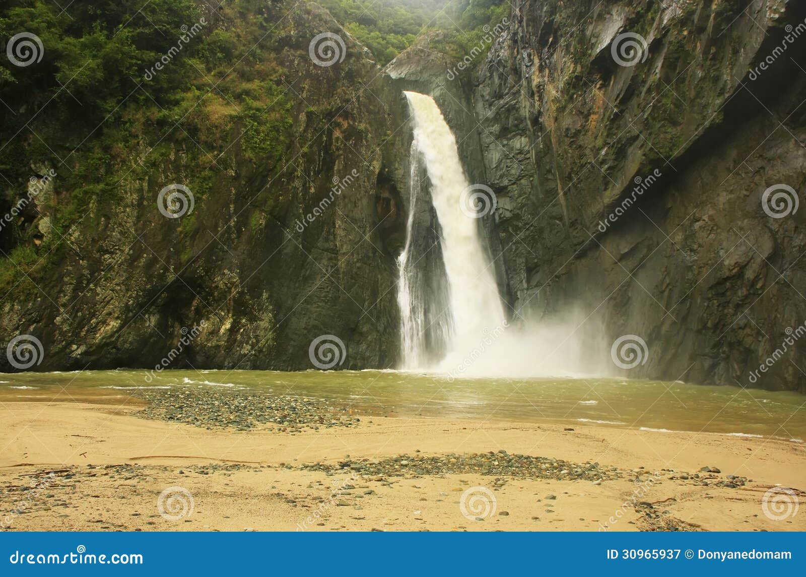 salto jimenoa uno waterfall, jarabacoa